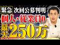 【緊急】個人事業主･従業員0でも最大250万円！小規模事業者持続化補助金の第18回公募要領が判明！一人社長･経営者は今すぐ準備を
