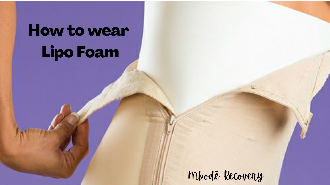 How to wear lipo foams YouTube