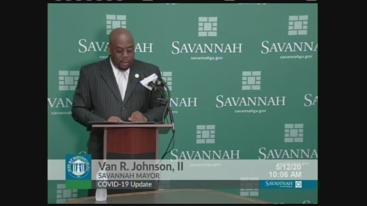 Mayor Van Johnson gives latest COVID-19 update for Savannah - YouTube