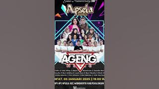 ANTARA TEMAN DAN KASIH - CEK SOUND - AGENG MUSIC LIVE APSELA WONOKERTO 2025