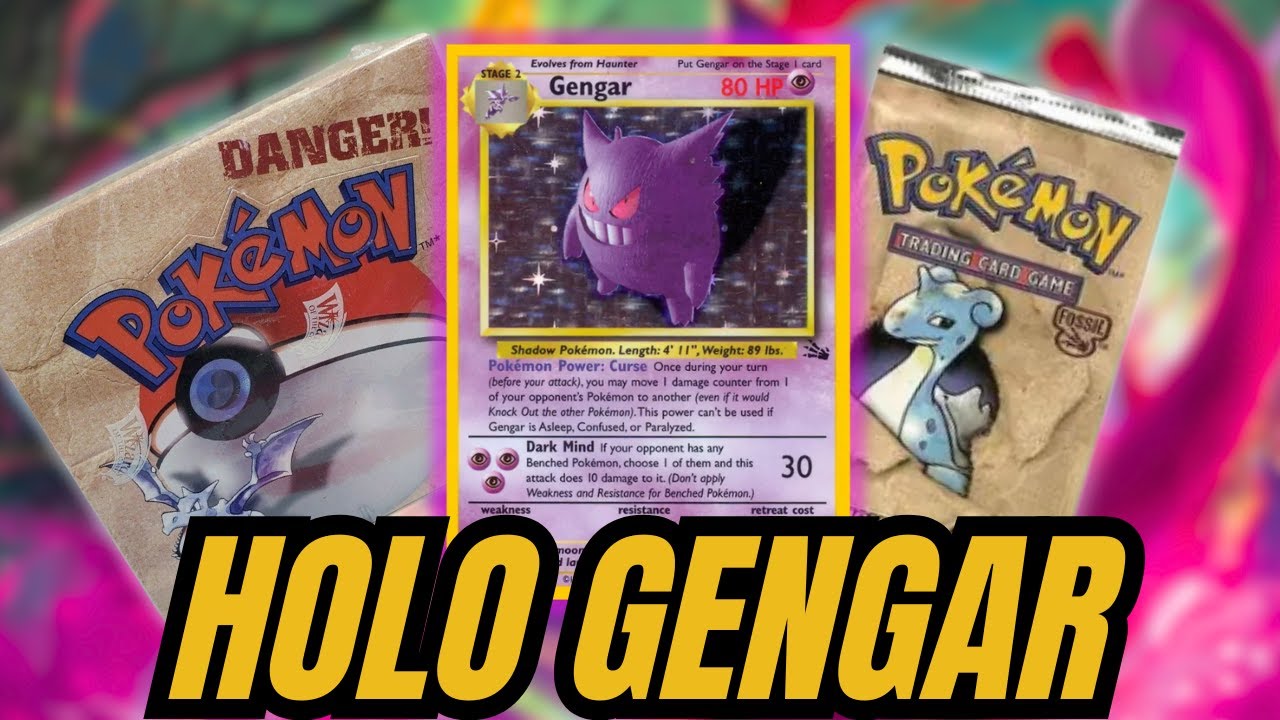 We Pulled a Holo Gengar From Fossil