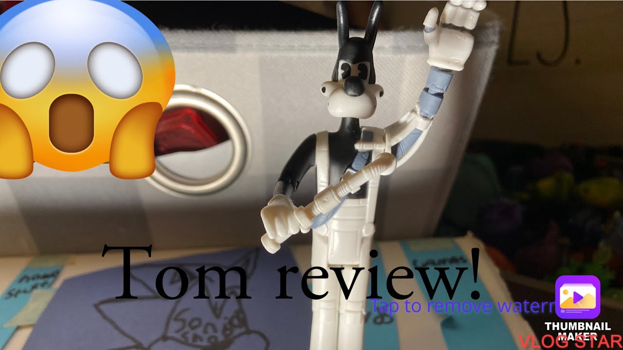 Bendy and the ink machine Tom action figure review!