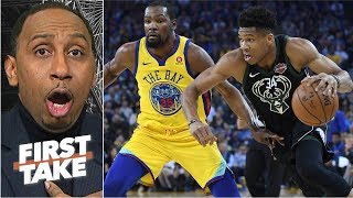 Stephen A. blasts Max for his take on Giannis surpassing LeBron with a Bucks finals run | First Take