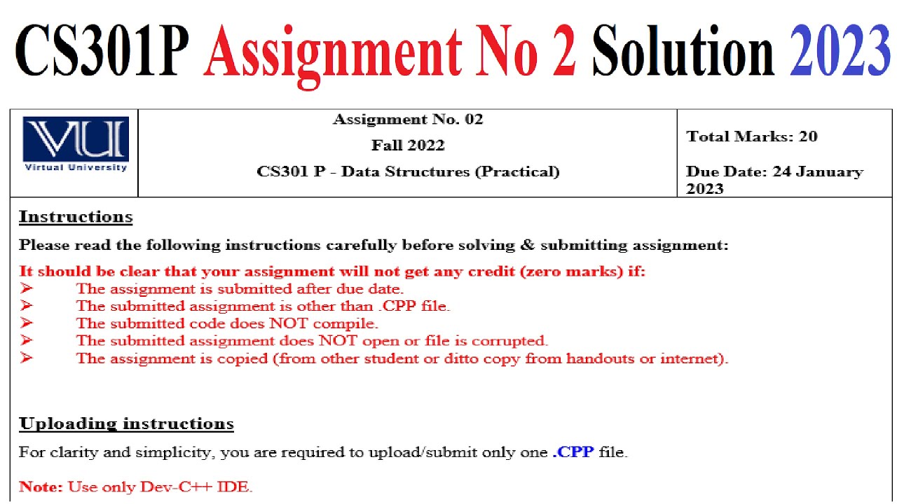 cs301 assignment 2 solution 2023 download