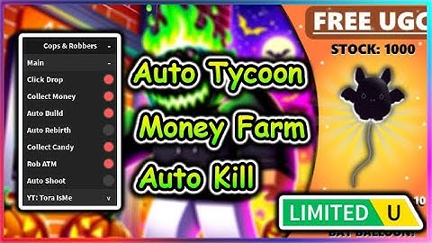 [UGC LIMITED] Roblox Cops & Robbers Tycoon Script - Best Auto Farm