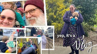 Spend the weekend with me! Climate rally, second hand clothes, reading & lots of Olly being cute