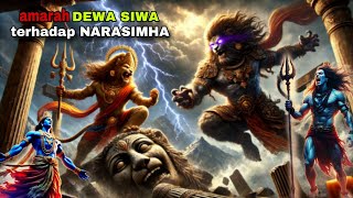 DEWA SIWA HARUS TURUN  SEBAGAI SHARABHA DEMI HENTIKAN KEHANCURAN OLEH NARASIMHA,AWATARA DEWA WISNU