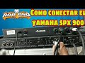 Como conectar el yamaha spx 900 y como programarlo