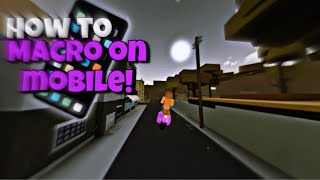**THE BEST WAY** TO MACRO/SPEED GLITCH ON MOBILE OR IPAD!! (Da Hood Roblox) **PATCHED**