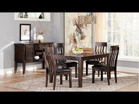 Haddigan Dining Room Collection (D596) by Ashley - YouTube