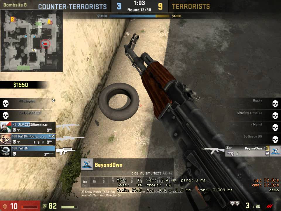 BeyondOwn CS:GO Ace 1v5 Clutch clutch nba