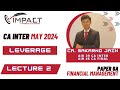 CA Inter May 24 FM : L2 Leverage by CA. Makarand Jain (AIR 29 CA Inter, AIR 46 CA Final)