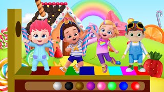Baby Shark Doo Doo Learns Colors - CoComelon Rainbow Nursery Rhymes & Kids Songs
