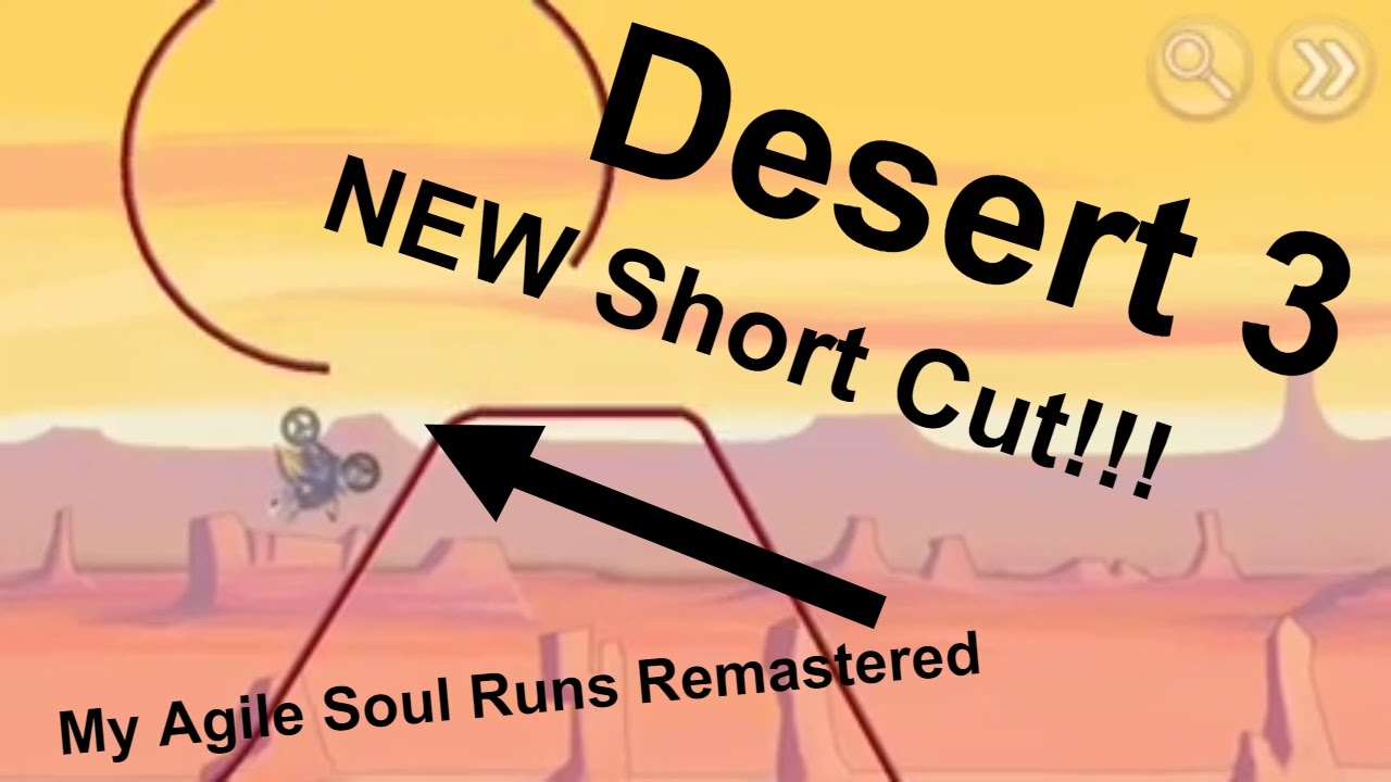 BikeRace: Desert 3 My Agile Soul Runs Remastered! + New Shortcut on Desert 3 - 8!