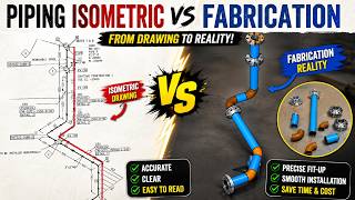 Isometric Drawing vs Real Pipe Spool | See the Difference