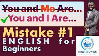 Mistake #1 Me vs I. How to use them properly. Learn how to speak basic english  free, Fast, Easy.