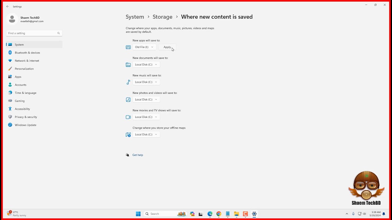 How to Change Default Download Location on Windows 11 - YouTube