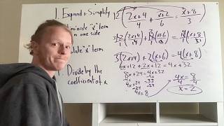 Detailed 26: Solving Multi-step Equations #gedmath Details