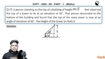 KVPY 2020 Paper Solution | Q.5 | KVPY Maths Part 1 | SX Stream | Class 12 | KVPY Exam | Vedantu