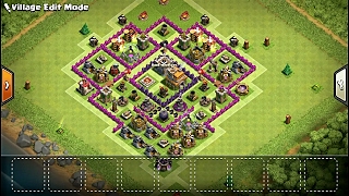 Clash Of Clans Best Th7 Trophy Base