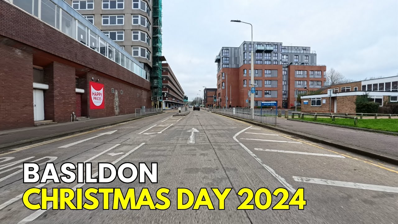 Christmas Day Drive In Basildon | December 25, 2024 🚗🎄🎅✨