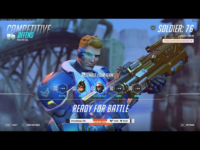 22800 DMG! GALE INSANE SOLDIER 76 SEASON 9 TOP 500 GAMEPLAY OVERWATCH 2 class=