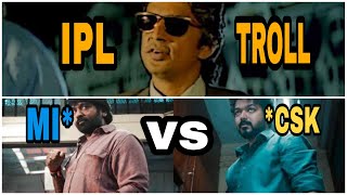 | CSK VS MI Troll | IPL 2021 | Tamil #IPL2021#csktroll#yellove#WhistlePodu screenshot 5
