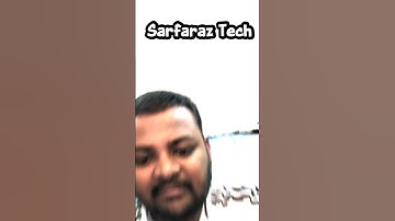 my first video on youtube | Sarfaraz Tech