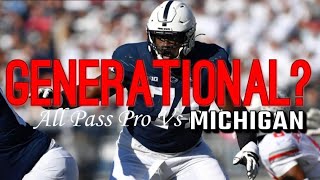 Film Room: Olu Fashanu Vs Michigan: All Pass Blocks