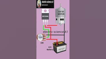 I Built a Powerful Speed Controller for a 12V DC Motor#12V DC Motor speed control circuit |#shorts​#