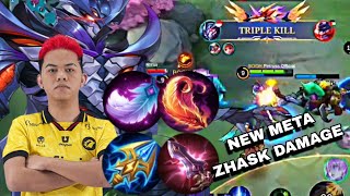 THANKS YOU ONIC SANZ FOR THIS BUILD, ZHASK BEST BUILD TOP 1 GLOBAL 2024 | ZHASK GAMEPLAY 2024