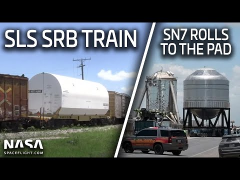 SpaceX Boca Chica Starship Prototype Roll LIVE