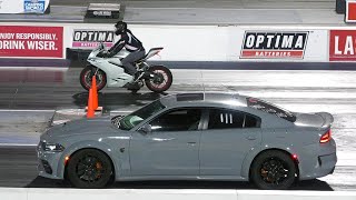 Cars vs Motorbikes  drag racing