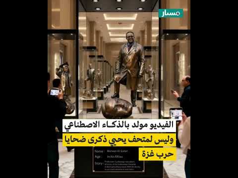 هل الفيديو حقيقي لمتحف يحيي ذكرى ضحايا حرب غزة