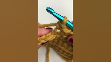 SCFLO - Single Crochet Front Loop Only (#singlecrochet #scflo #sc #crochetstitch)