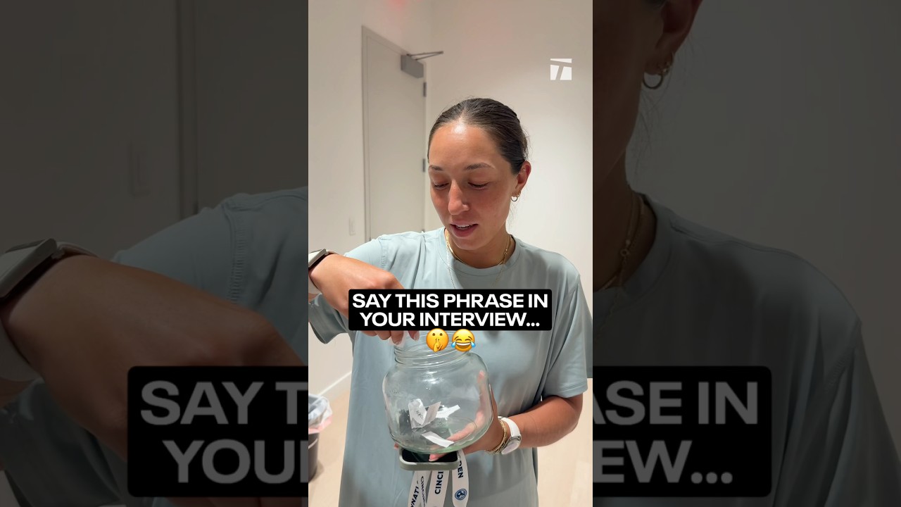 Big bowl of sawdust? 🥣😭 Jessie Pegula tries her best.