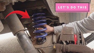 How To Replace A Broken Rear Spring On A VW T5 Transporter, Caravan Isn