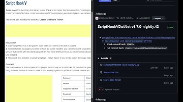 Install ScriptHookV and ScriptHookVDotNet ( 2025 ) for GTAV ( Mediafire )