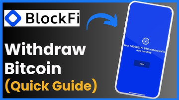 How To Withdraw Bitcoin From Blockfi !