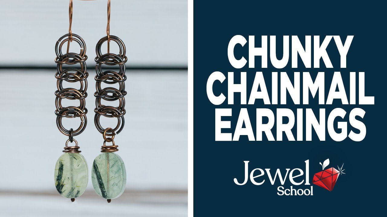 Chunky Chainmail Earrings Jewelry 101 YouTube