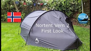 Nortent VERN 2 first look. A really different Norwegian 2p 4 season tent