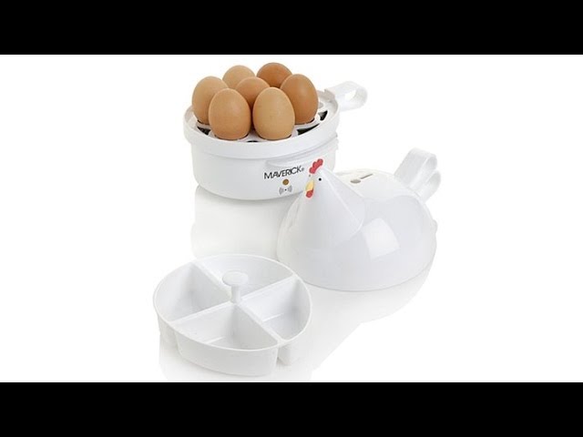 Maverick SEC-2 HENRIETTA HEN EGG COOKER | 7 Egg Capacity Electric Egg Maker  for Hard, Soft & Poached Eggs