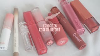 Favorite Korean Lip Tints 2023 Spring | Lululand