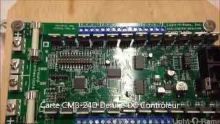Carte CMB 24D Deluxe DC Contrôleur RGB Light O Rama www.alarmes-system-gard.com