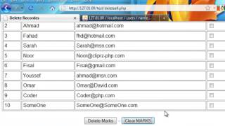 24 delete rows from mysql database with checkbox