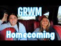 Come Get Ready with us for HOMECOMING! Nail and Tanning Salon Trip! | Emma and Ellie