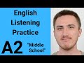 A2 English Listening Practice - Middle School