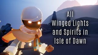 All WINGED LIGHTS & SPIRITS in Isle of Dawn! | Sky COTL