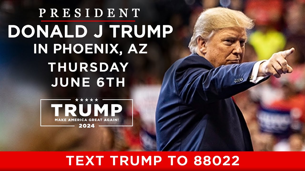 President Trump in Phoenix, AZ. 🇺🇸