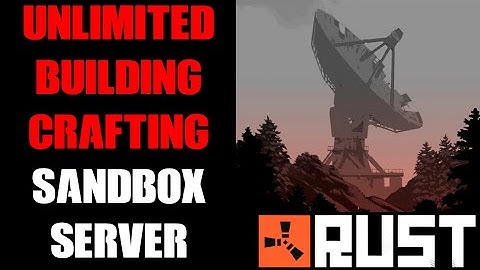 How To Setup Your GPortal Rust Console Community Server For An Unlimited Crafting Building Sandbox